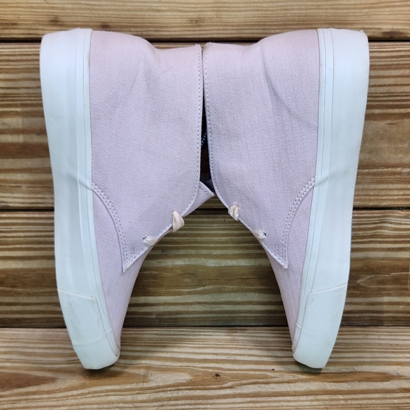 SeaVees Womens 8 Mason Desert Boot Light Pink Canvas Ankle Shoes - Picture 5 of 8